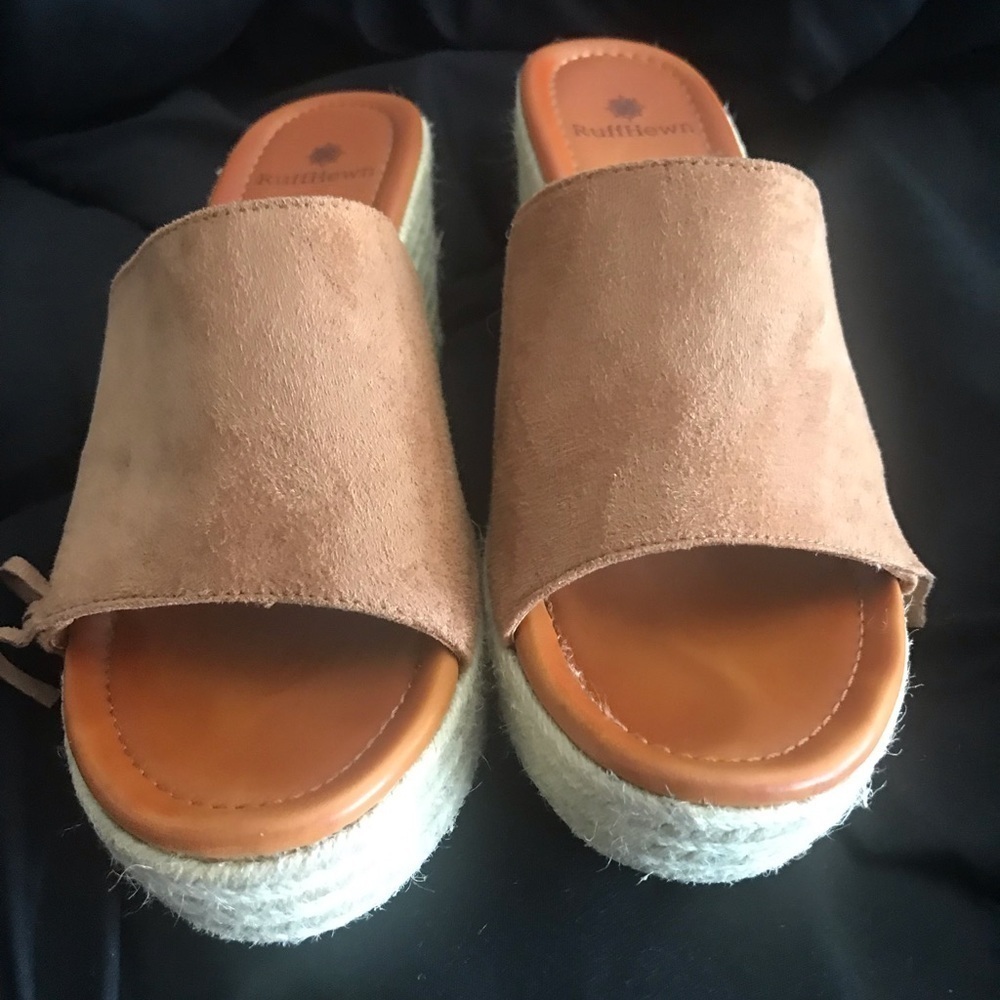 Ruff Hewn Wyatt wedge sandals size 7.5 - Picture 3 of 9